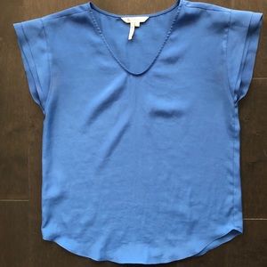 LAST CHANCE! BCBG Bright blue short-sleeved blouse